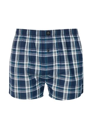 Navy Mix Woven Boxers Four Pack
